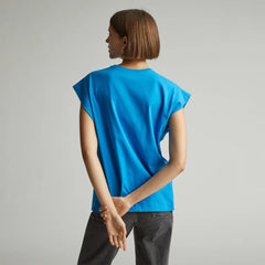 The Muscle Tee in Essential Cotton | Brilliant Blue
