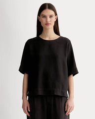 The Relaxed Tee in Buttersoft | Black