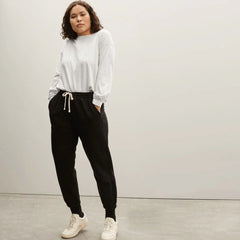 The Organic Cotton Long-Sleeve Tee |  Heathered Grey
