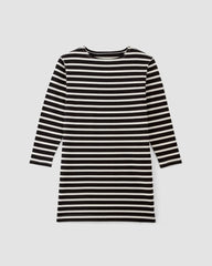 The Mariner Dress | Black / Bone
