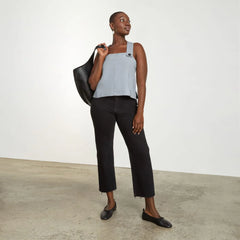 The Apron Linen Tank | Sky