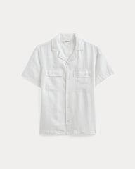 The Resort Shirt in Linen | White