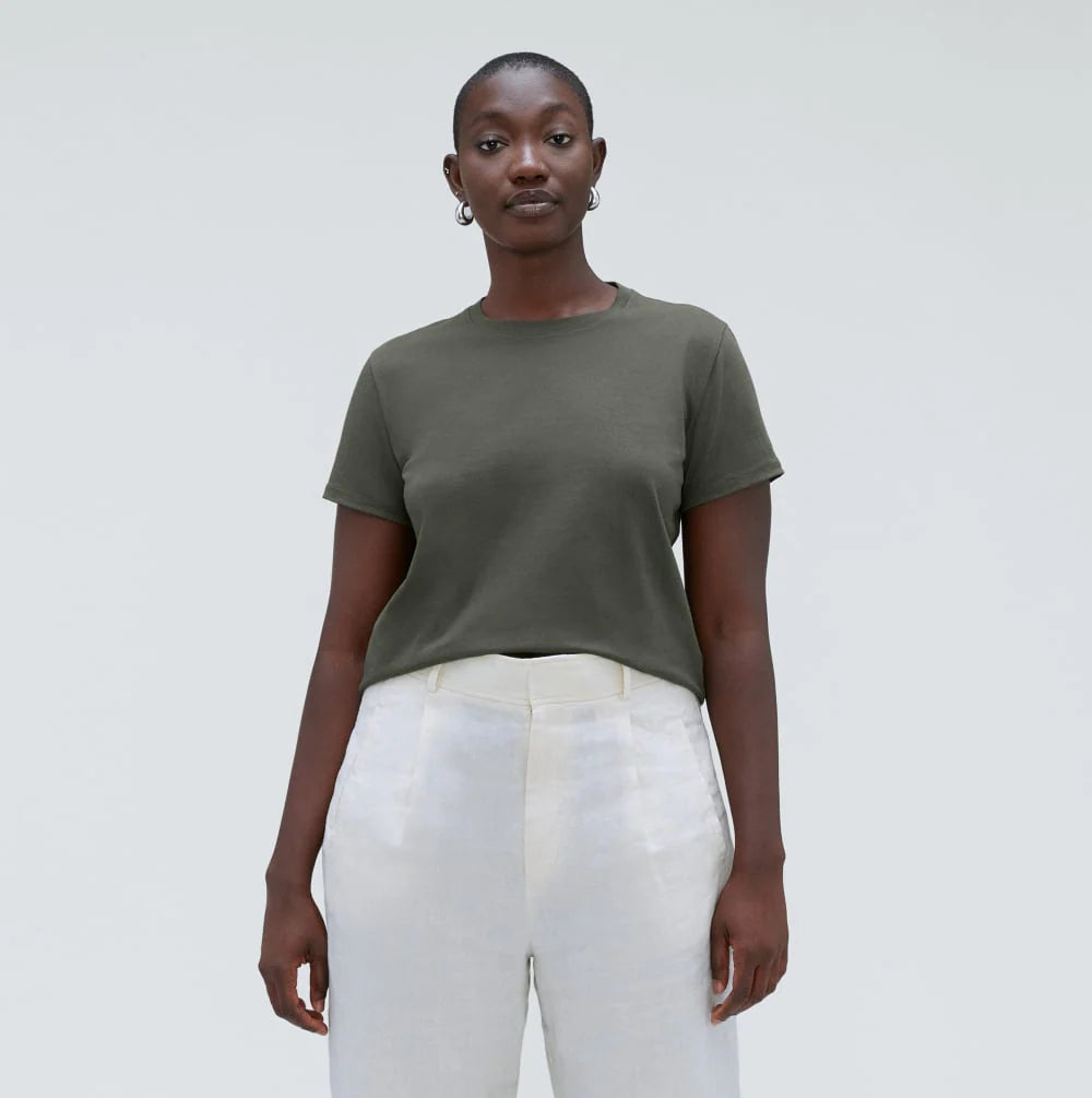 The Box-Cut Tee in Essential Cotton | Kambaba | No Pocket