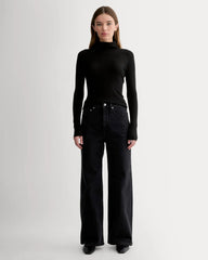 The Turtleneck in Ultrasoft Merino | Black