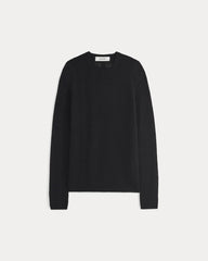 The Pointelle Crew in Ultrasoft Merino | Black