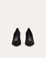 The Banana Pump | Black Suede