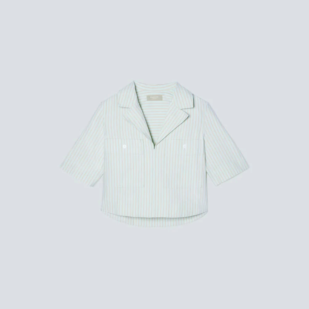 The Oxford Popover | Apricot Tan / Spray