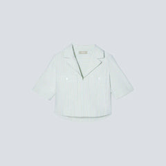 The Oxford Popover | Apricot Tan / Spray